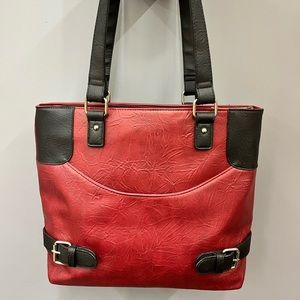 Maroon and black Conceal Carry Purse, NWOT